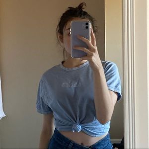 light blue adidas shirt